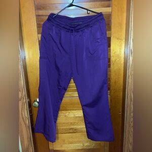 Scrubstar Eggplant scrub bottoms 
Petite